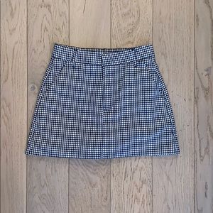 Zara Houndstooth Skort